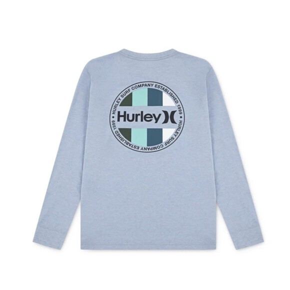 Hurley Other - Hurley Big Boys Long Sleeve Vives Graphic Blue T-Shirt . Size XL
